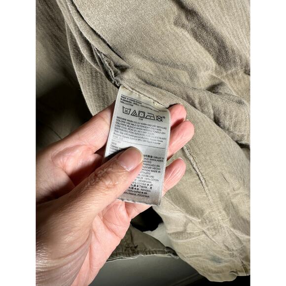 Army green quiet luxury utility jacket Banana Republic S - Picture 8 of 13